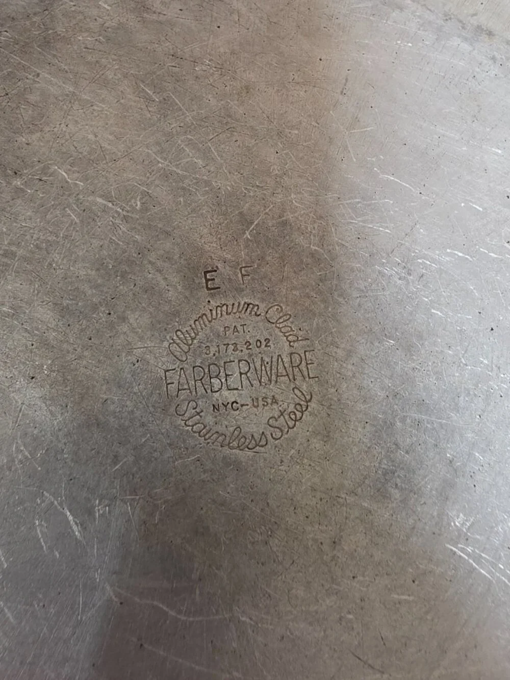 Vintage Farberware Aluminum Clad Stainless Steel 10